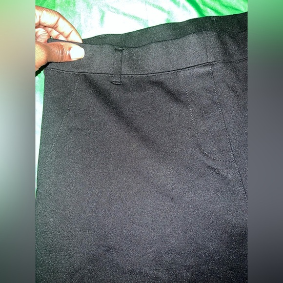 NWOT Quince Black Ultra Stretch Ponte Straight Leg Pants size Large - Picture 6 of 9